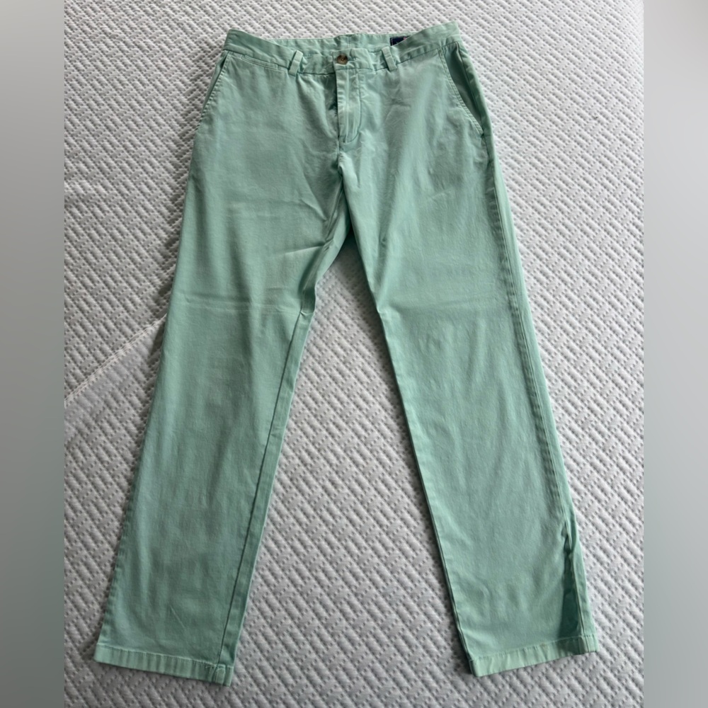Vineyard Vines Men’s Light Green Chinos - 32 x 30